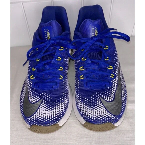 Nike Air Max Infuriate Low Men's Basketball Shoes Size 9 Blue White852457-400
